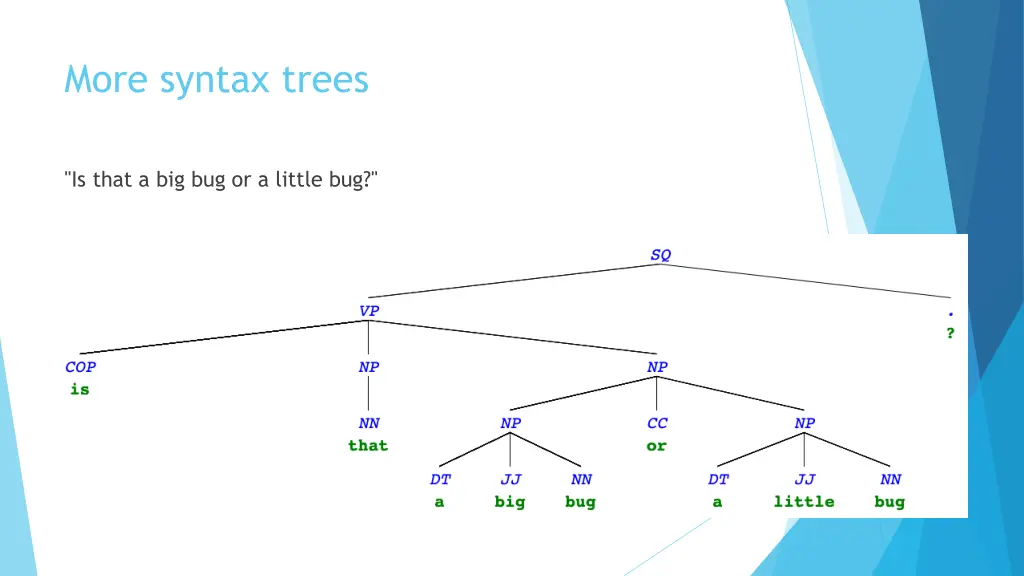 more syntax trees