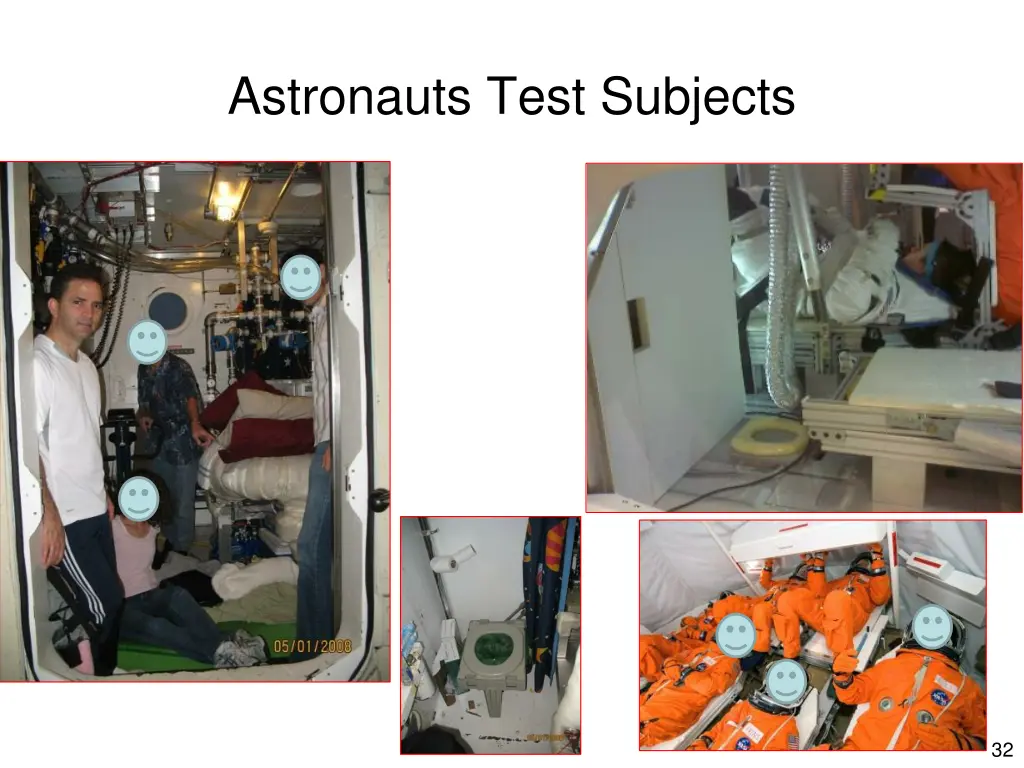 astronauts test subjects