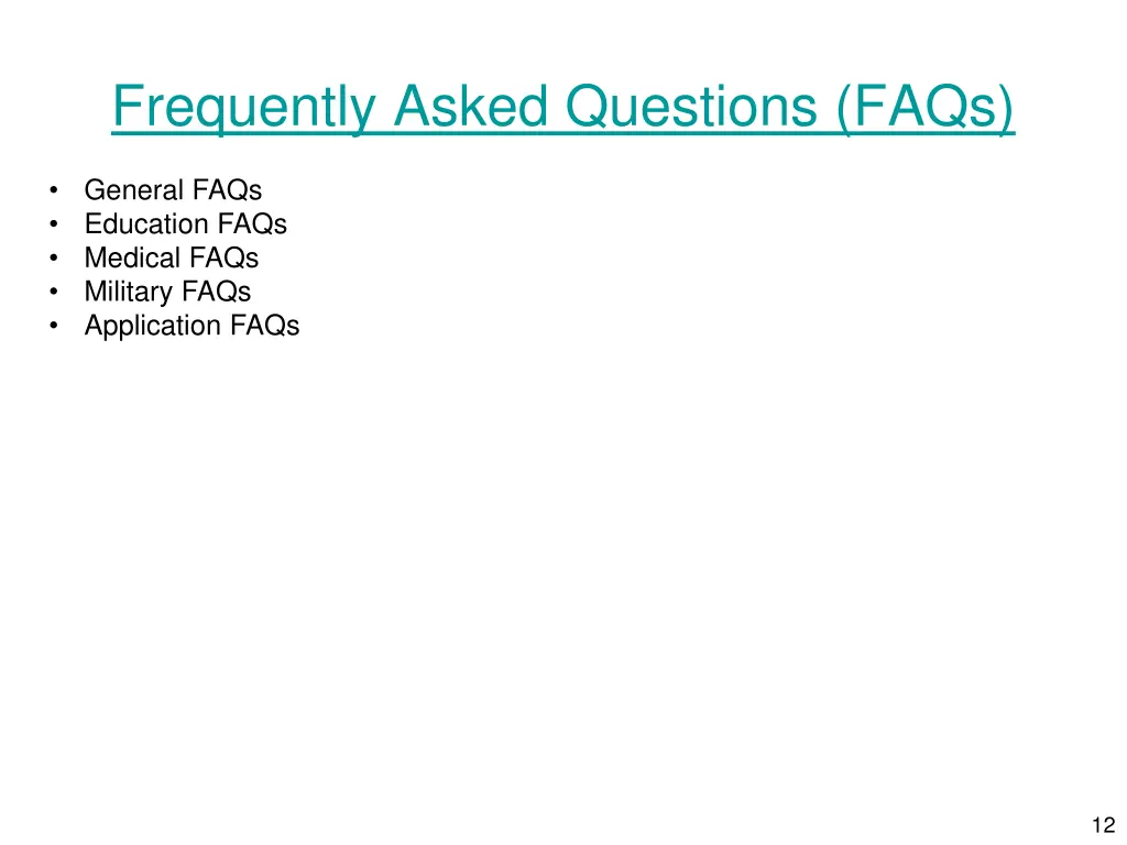 frequently asked questions faqs