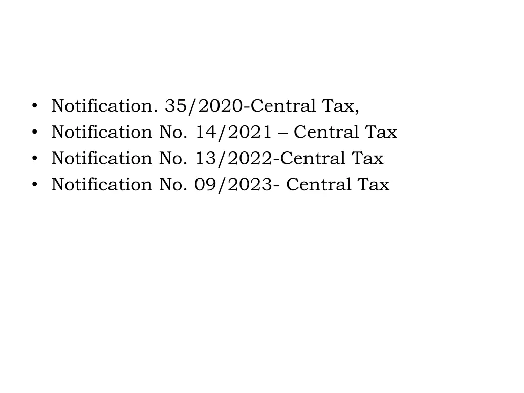 notification 35 2020 central tax notification