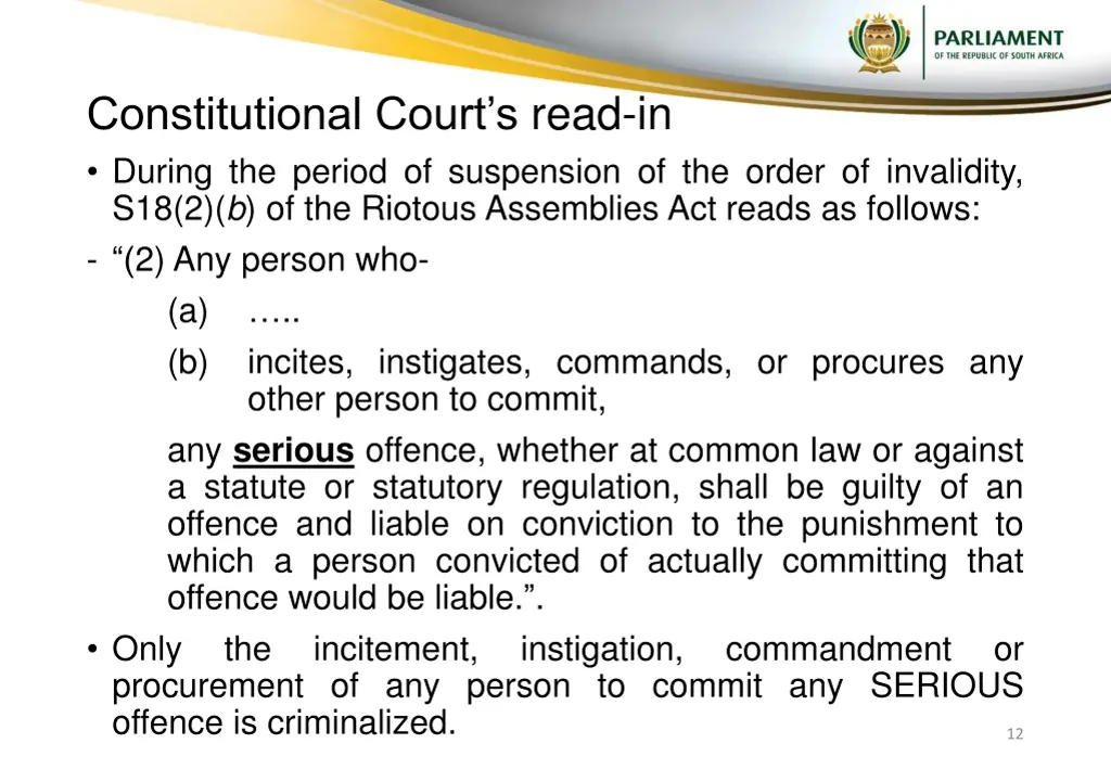 constitutional court s read in during the period