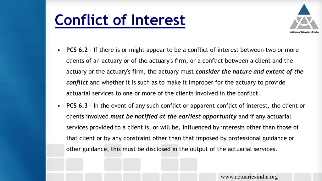 conflict of interest 2