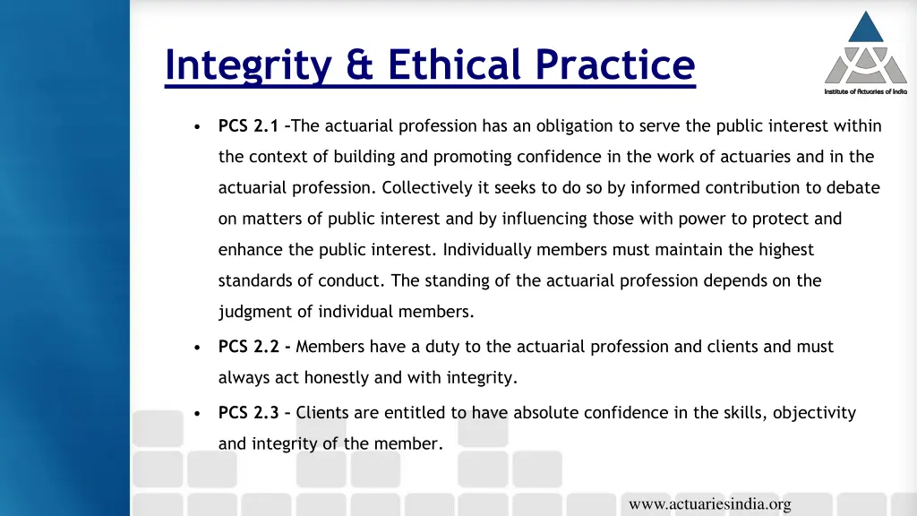 integrity ethical practice 2