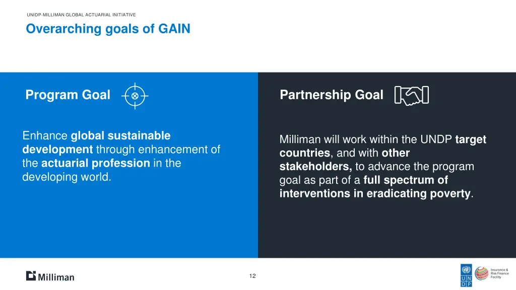 unidp milliman global actuarial initiative 9