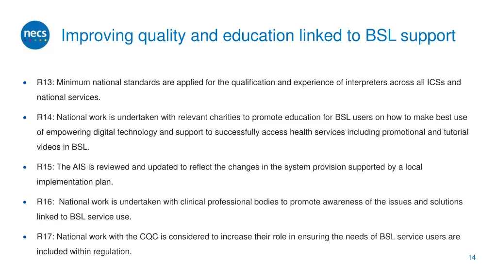 improving quality and education linked