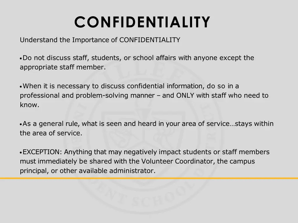 confidentiality 1