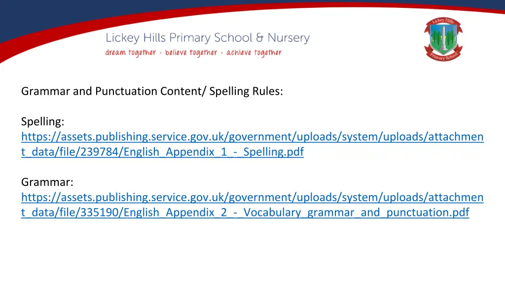 grammar and punctuation content spelling rules