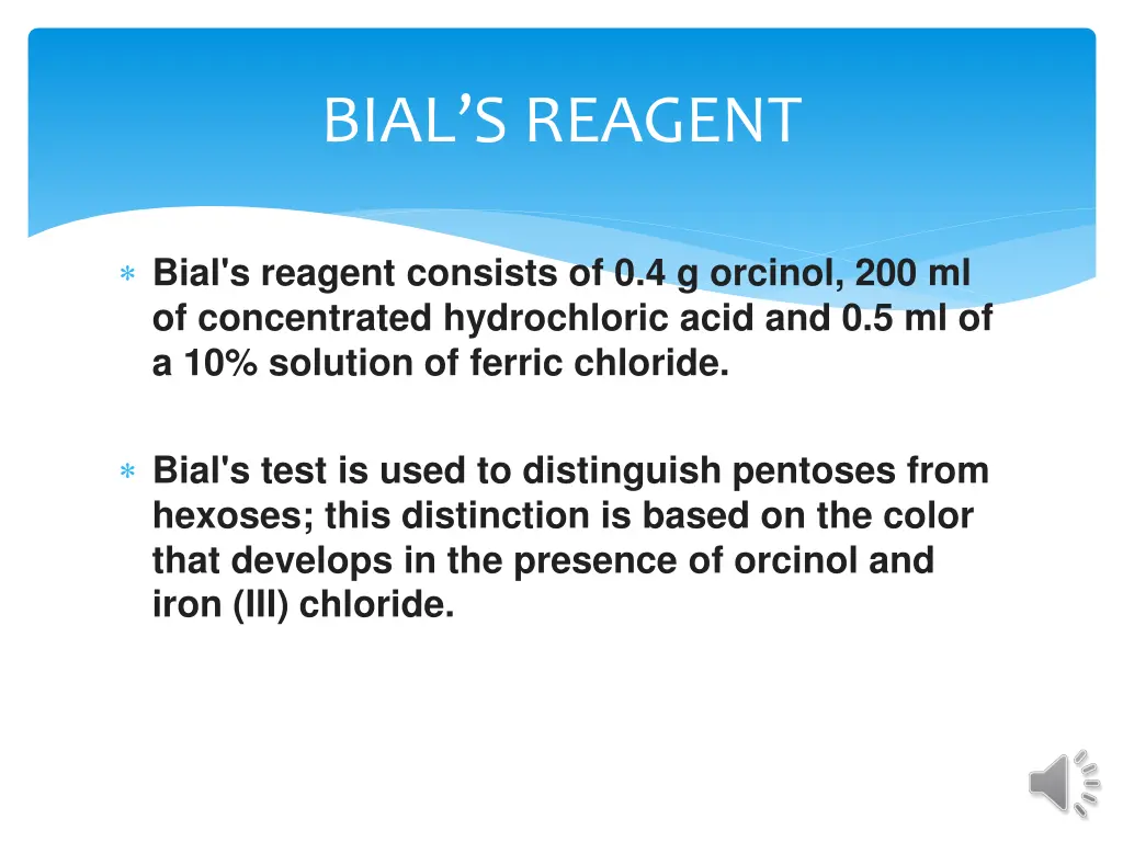 bial s reagent
