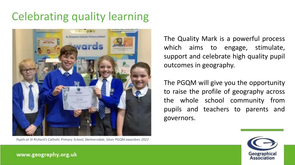 celebrating quality learning