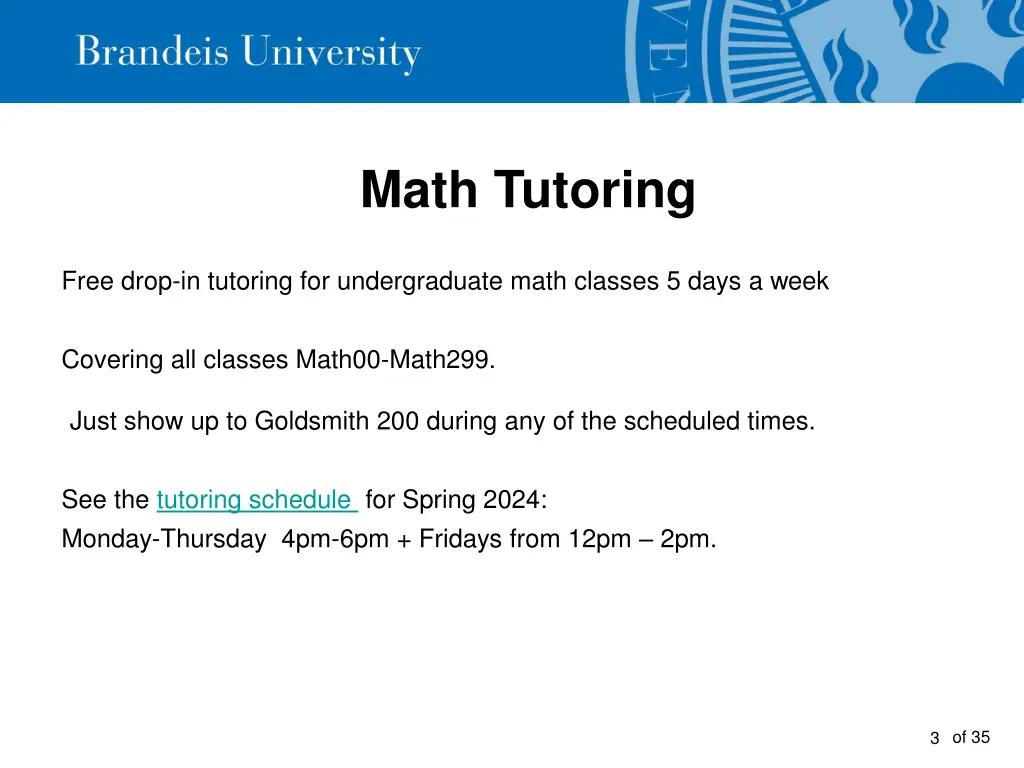 math tutoring