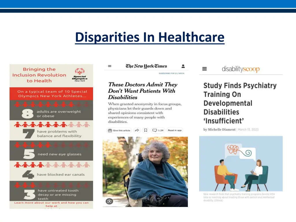 disparities in healthcare