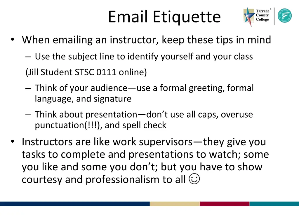 email etiquette