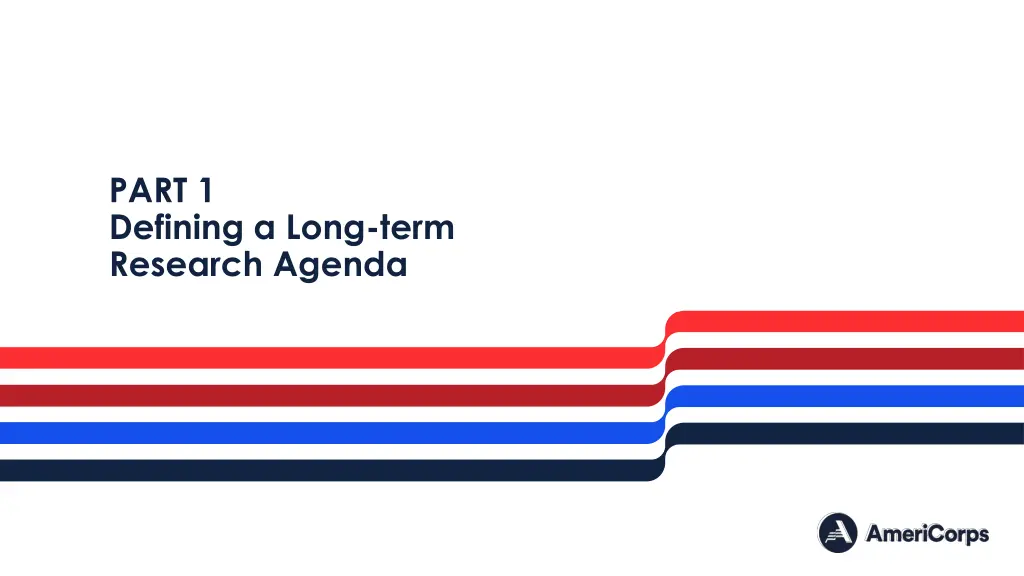 part 1 defining a long term research agenda