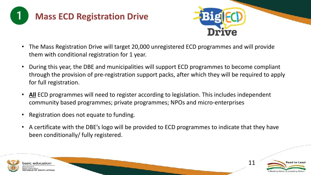 mass ecd registration drive