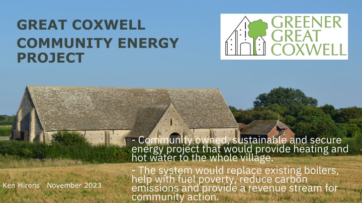 great coxwell community energy project
