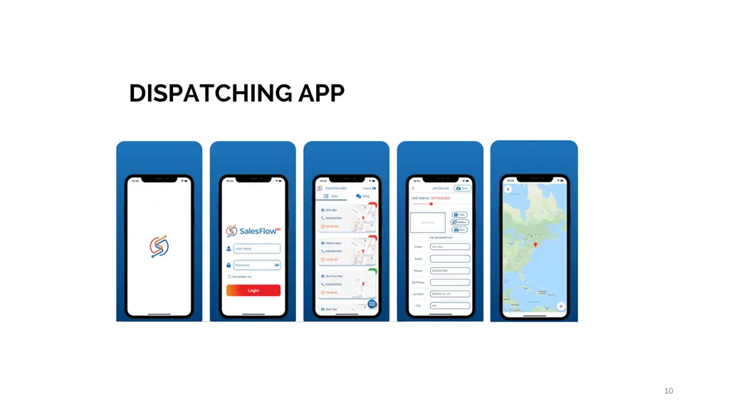 dispatching app