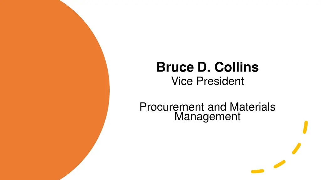 bruce d collins vice president