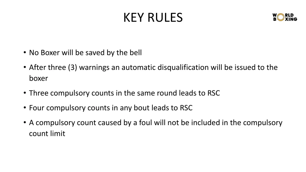 key rules 2