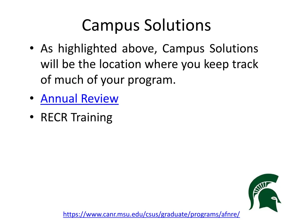 campus solutions as highlighted above campus