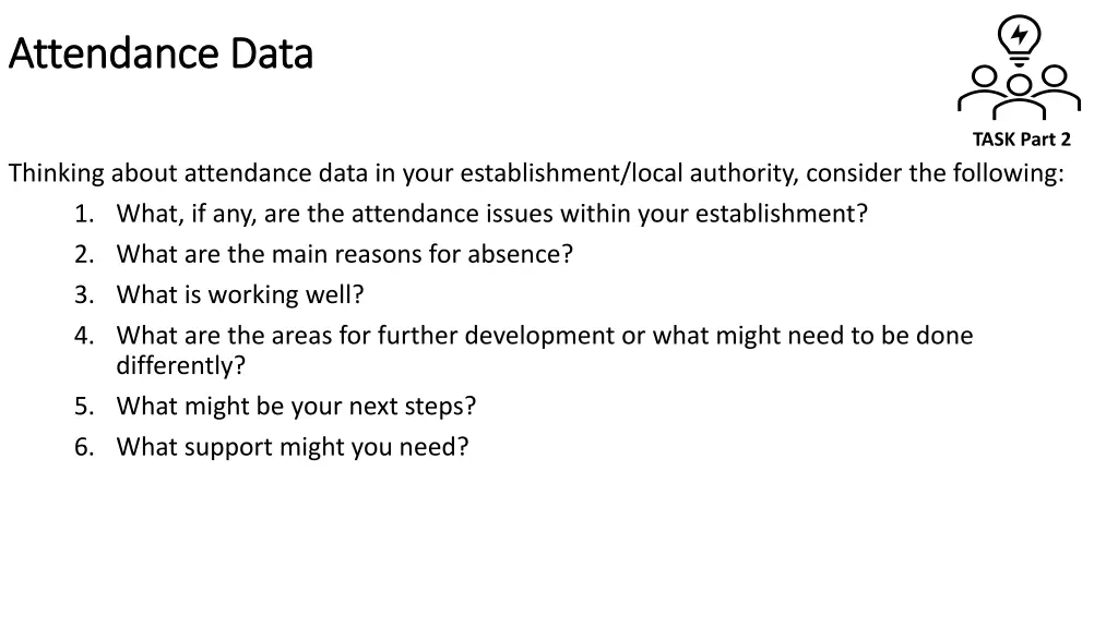 attendance data attendance data