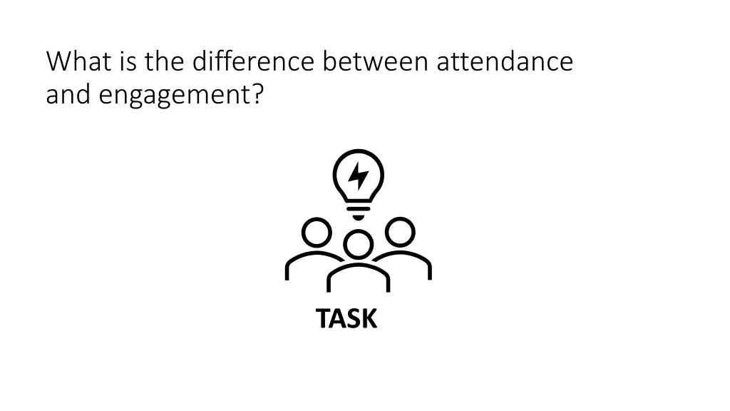 what is the difference between attendance