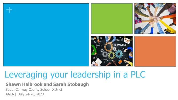 leveraging your leadership in a plc shawn