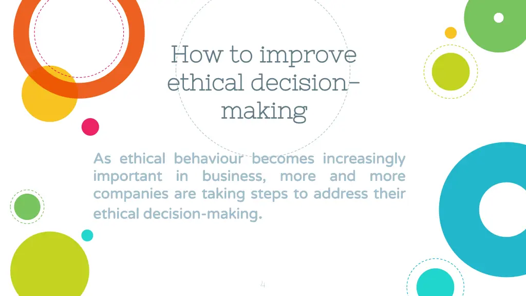 how to improve how to improve ethical decision