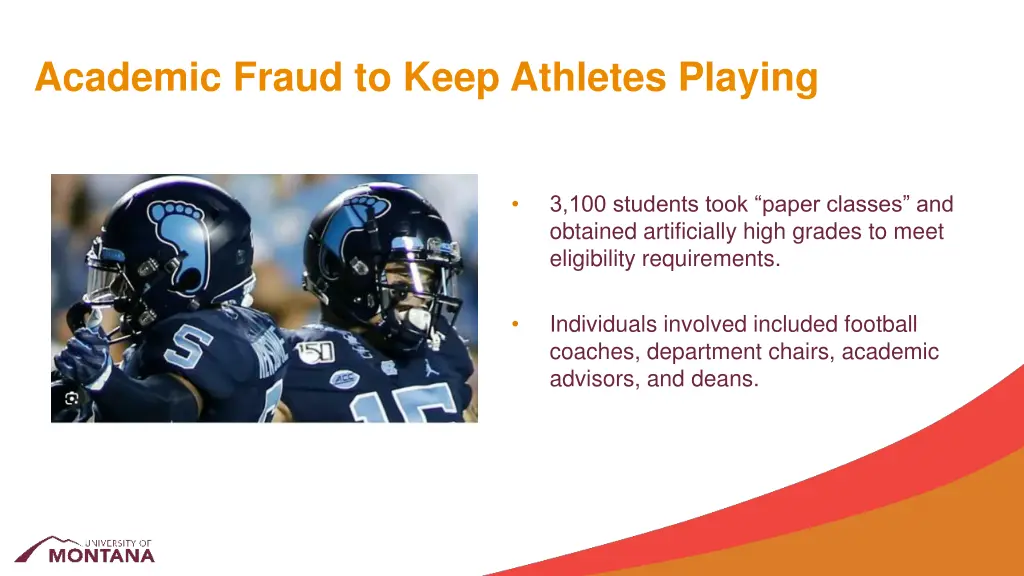 academic fraud to keep athletes playing