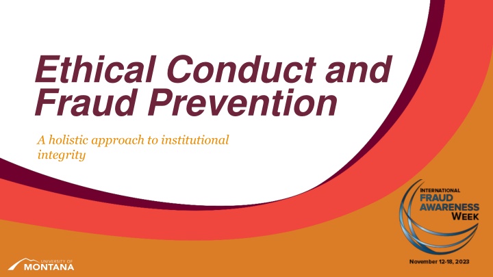 ethical conduct and fraud prevention