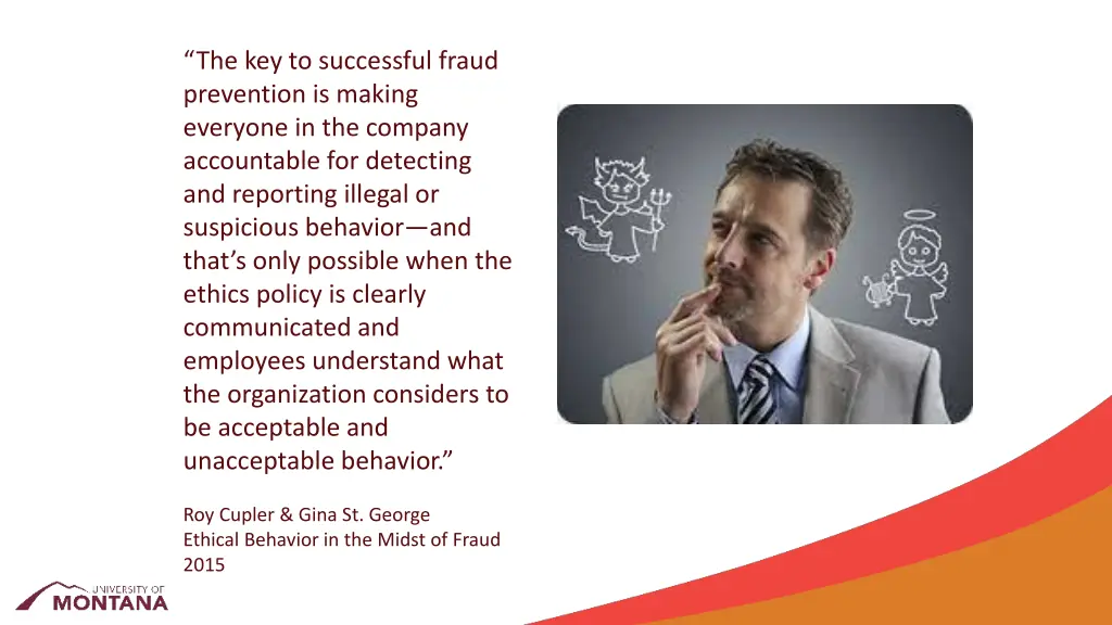 the key to successful fraud prevention is making