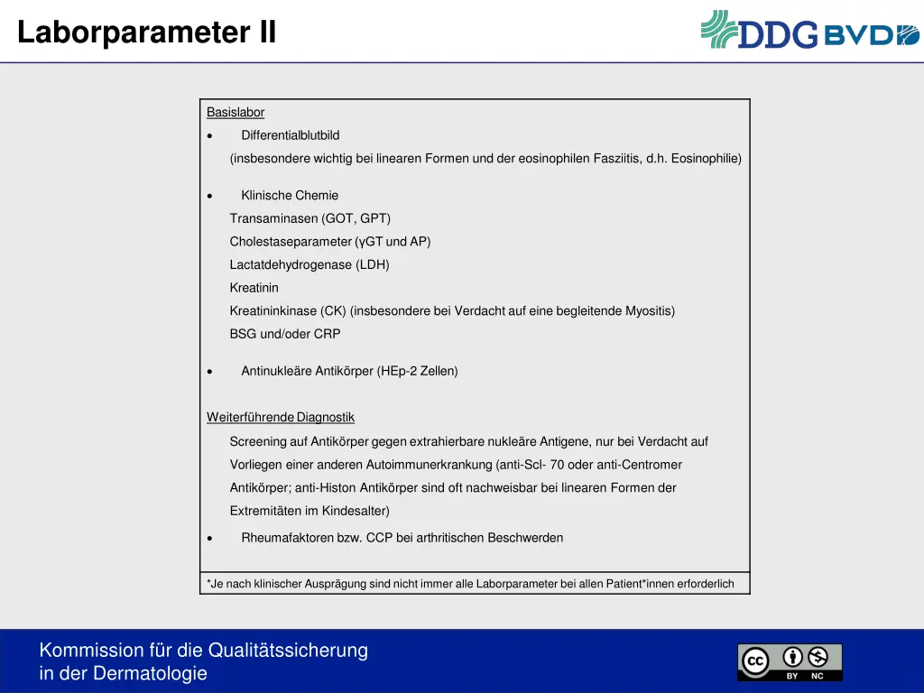 laborparameter ii