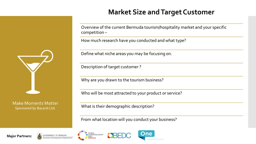 market size and target customer