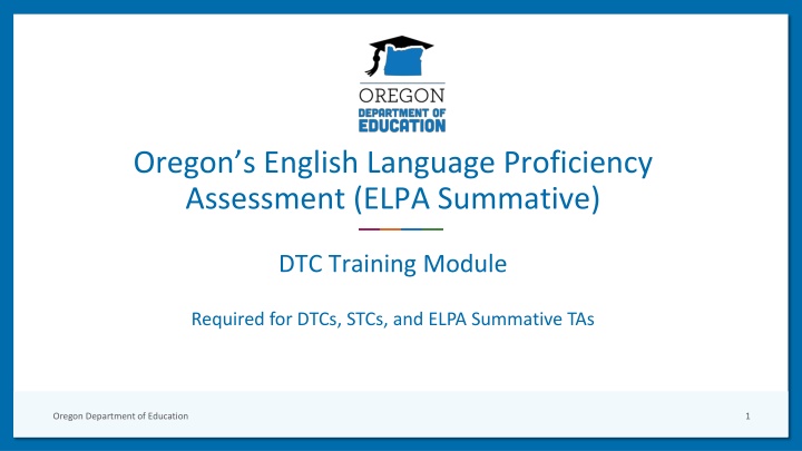 oregon s english language proficiency assessment