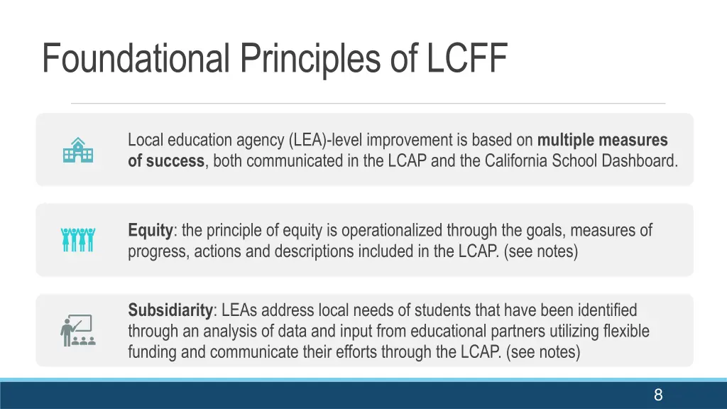 foundational principles of lcff