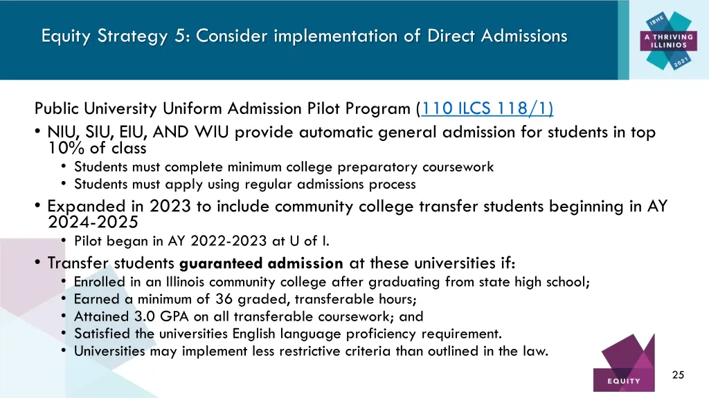 equity strategy 5 consider implementation