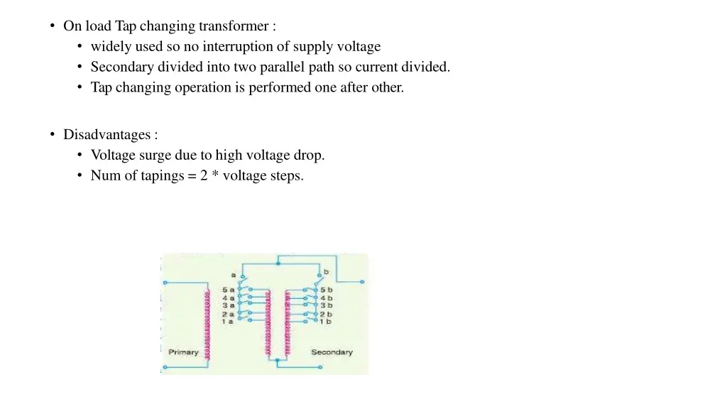 on load tap changing transformer widely used