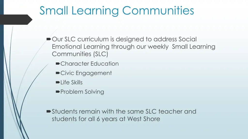 small learning communities