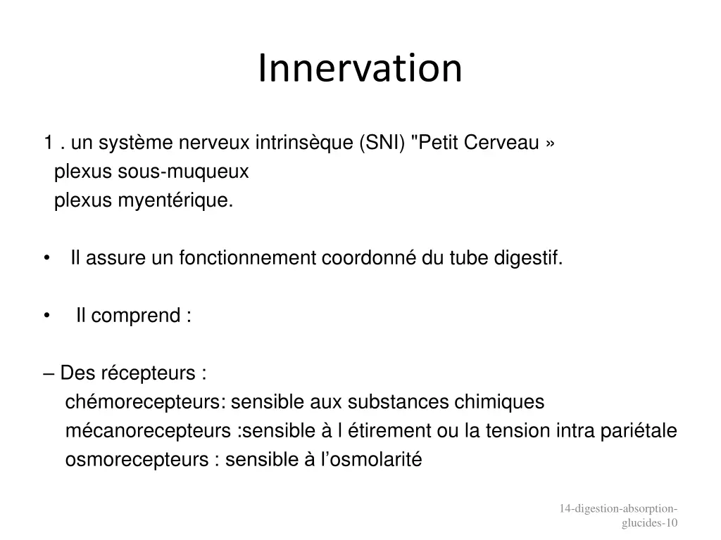 innervation