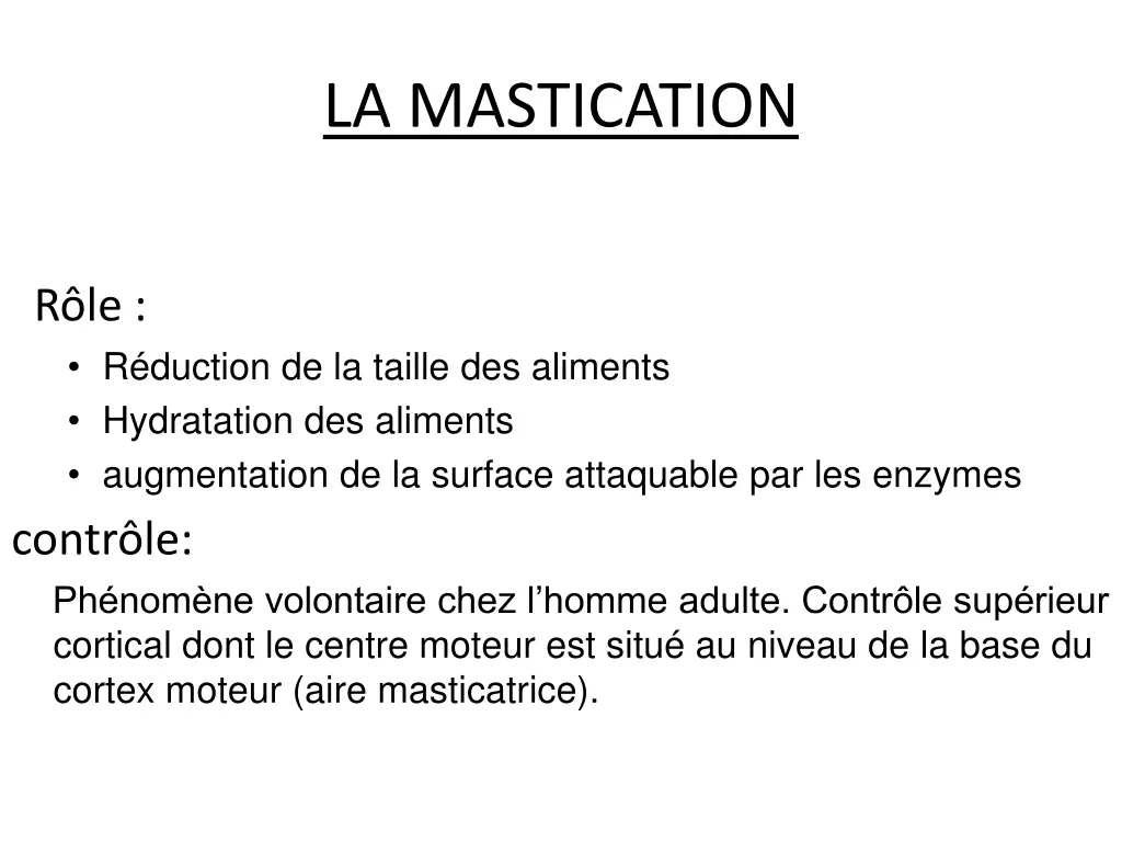 la mastication 1