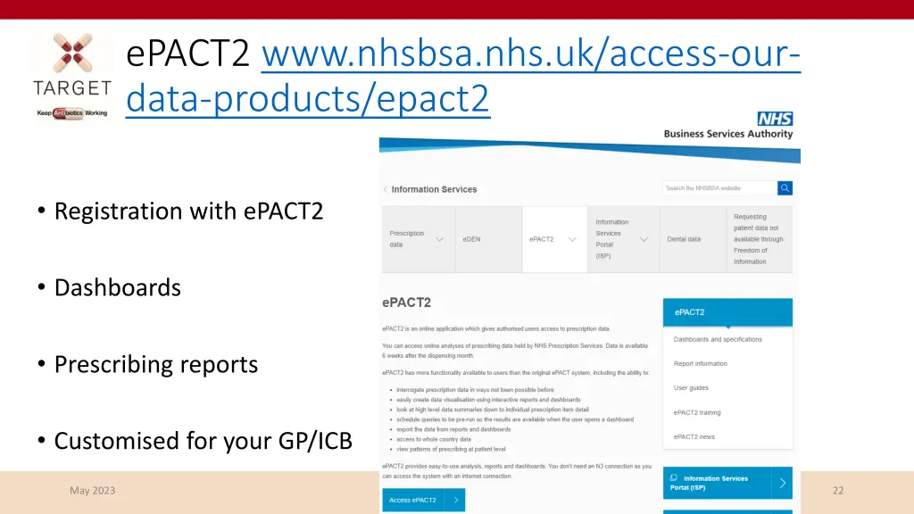 epact2 www nhsbsa nhs uk access our data products