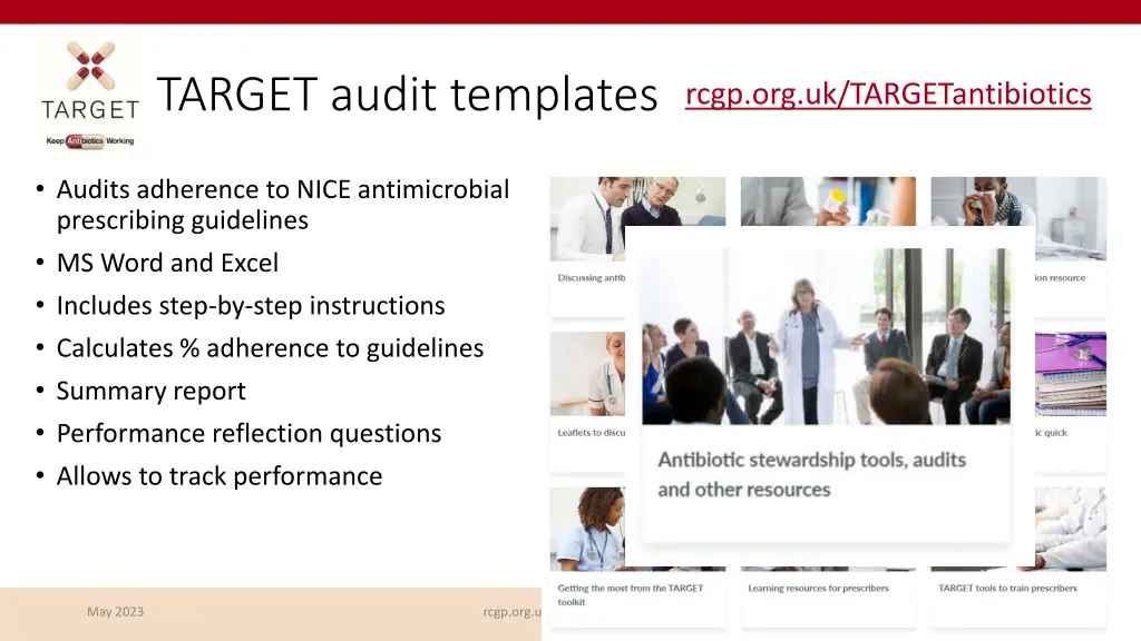 target audit templates