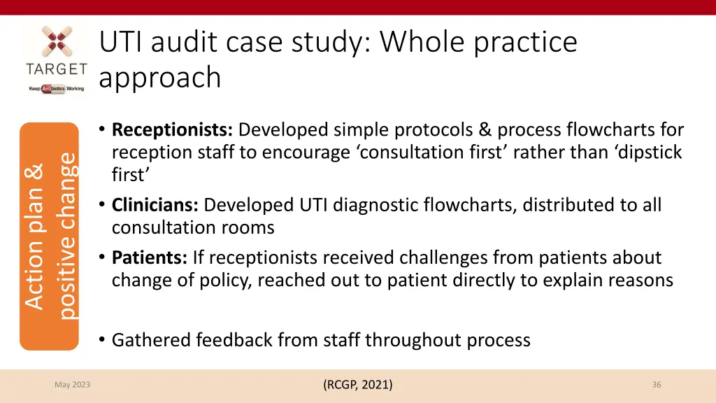 uti audit case study whole practice approach 2