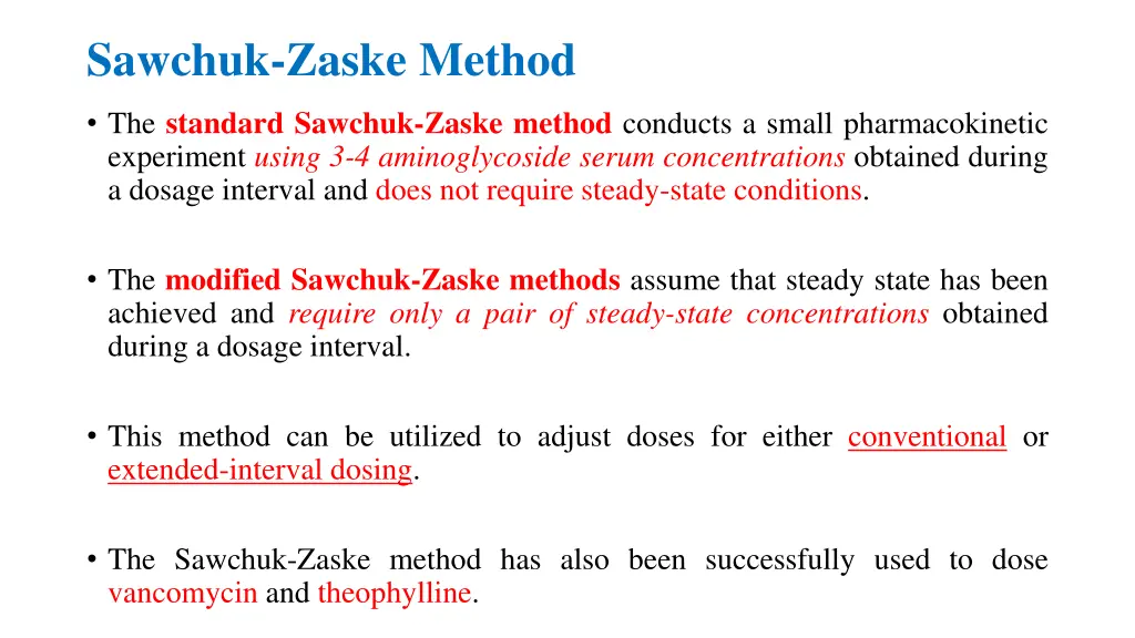 sawchuk zaske method