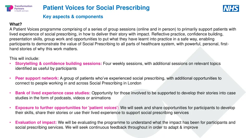 patient voices for social prescribing 1