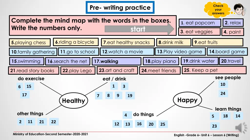 pre writing practice