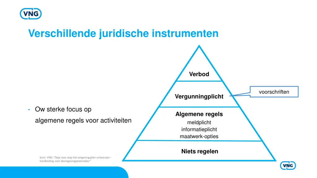 verschillende juridische instrumenten