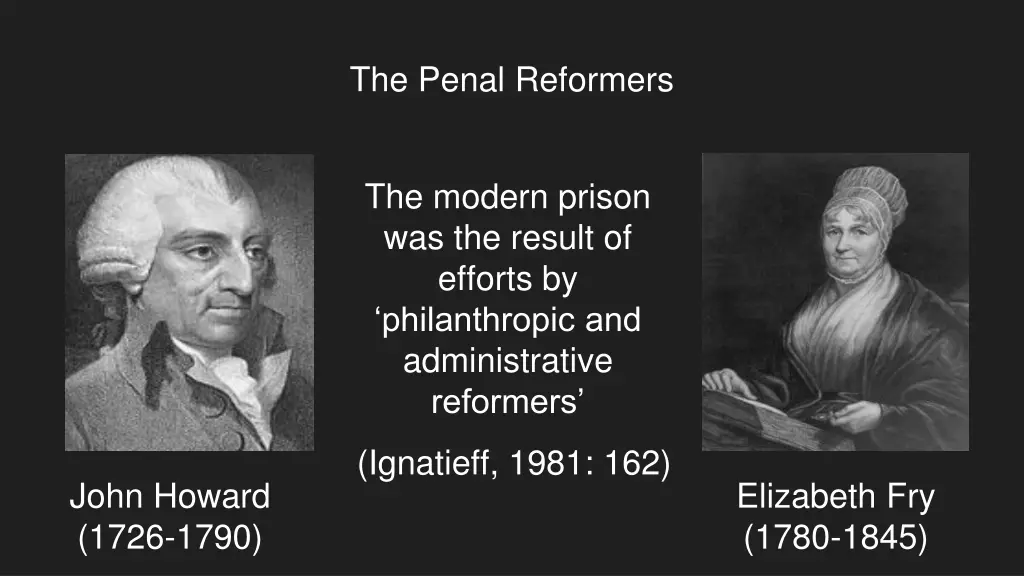 the penal reformers