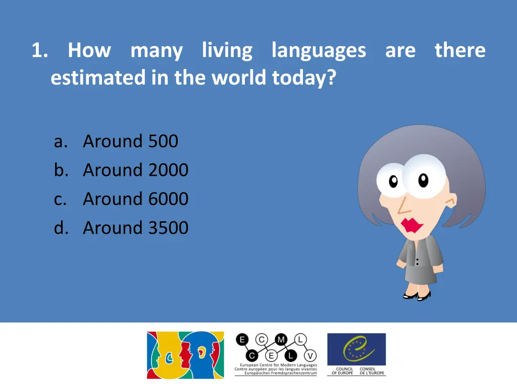 1 how many living languages are there estimated