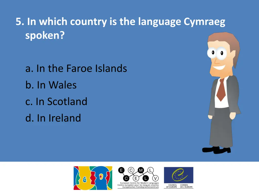 5 in which country is the language cymraeg spoken