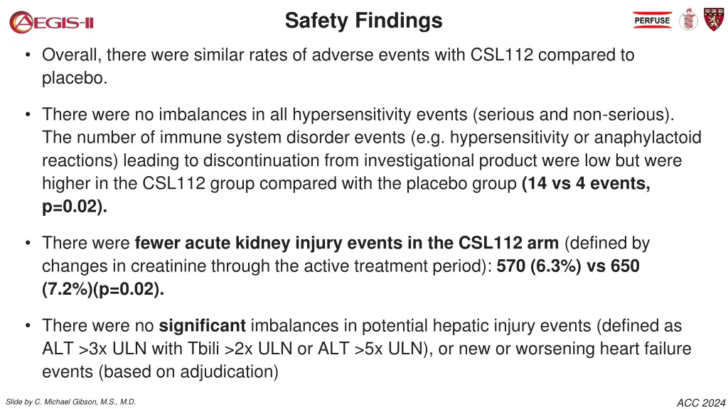 safety findings